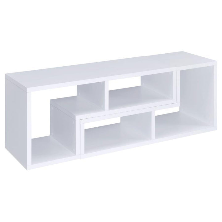 Velma - Multipurpose TV Stand And Bookshelf - White Standard Bookcase modern furniture Contempo Furniture
