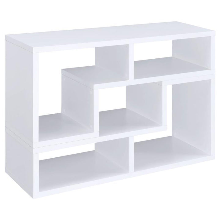 Velma - Multipurpose TV Stand And Bookshelf - White Standard Bookcase modern furniture Contempo Furniture