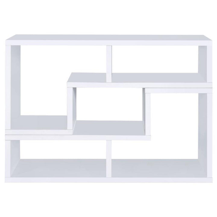 Velma - Multipurpose TV Stand And Bookshelf - White Standard Bookcase modern furniture Contempo Furniture