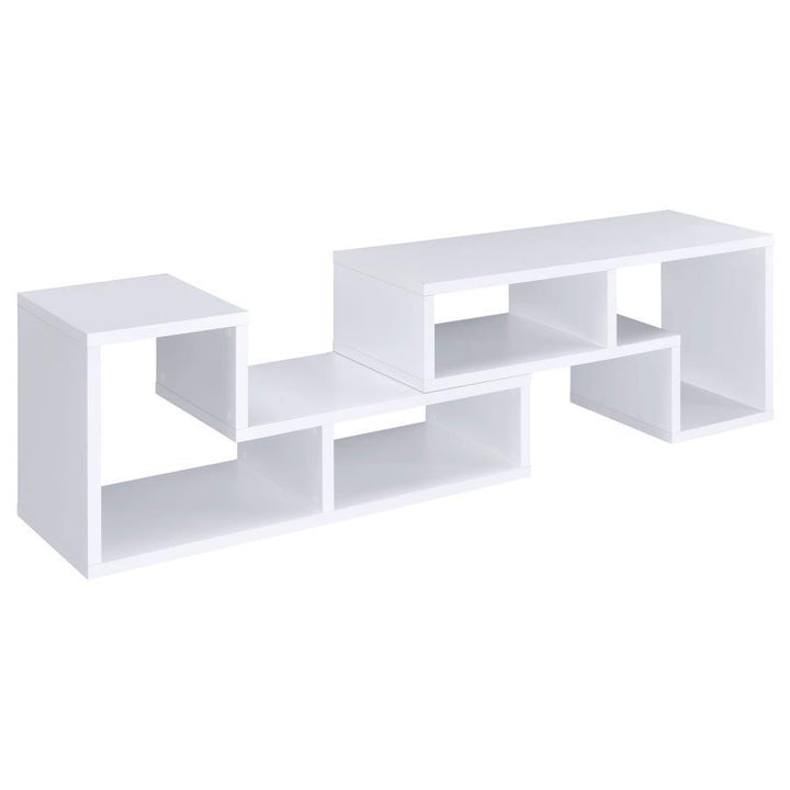 Velma - Multipurpose TV Stand And Bookshelf - White Standard Bookcase modern furniture Contempo Furniture