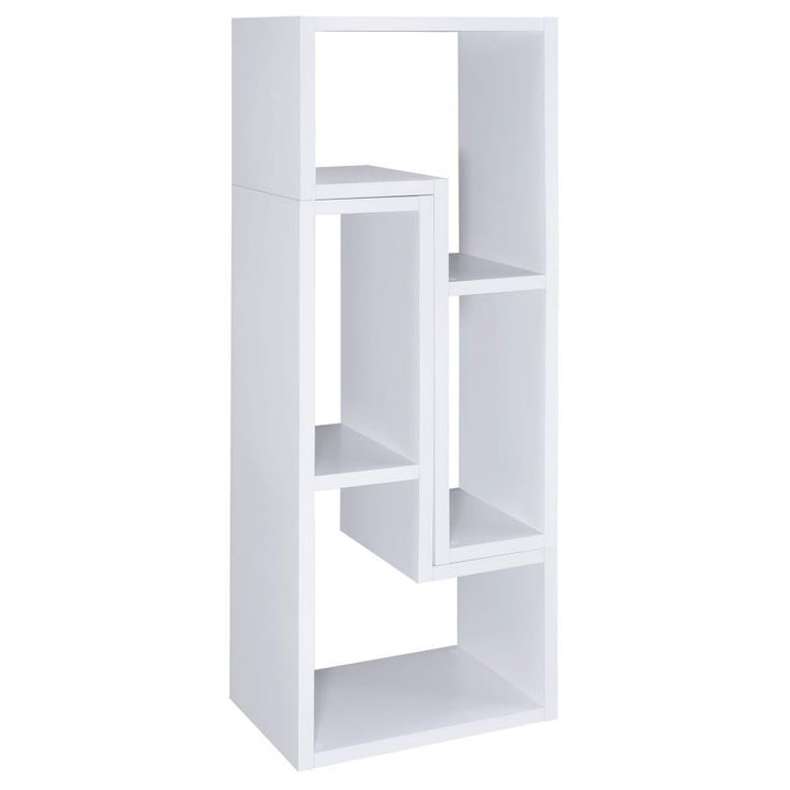 Velma - Multipurpose TV Stand And Bookshelf - White Standard Bookcase modern furniture Contempo Furniture