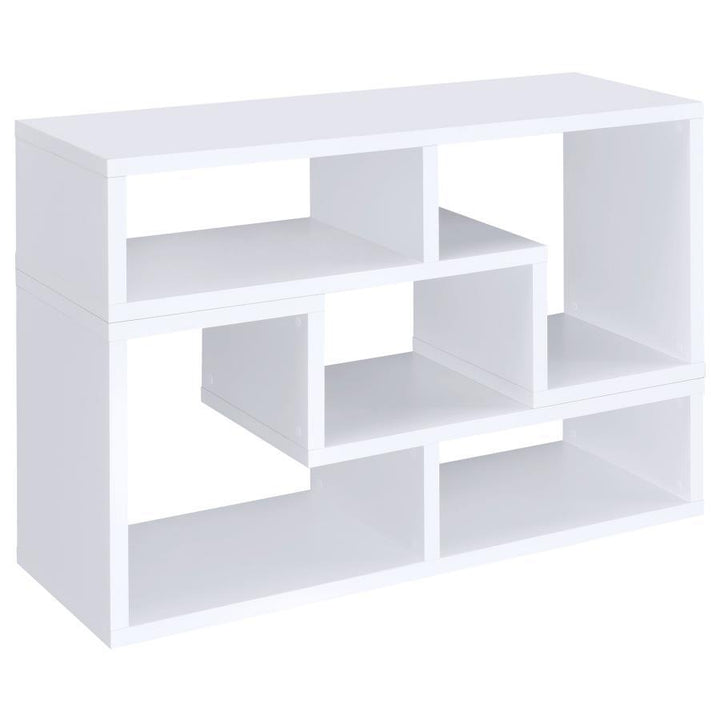 Velma - Multipurpose TV Stand And Bookshelf - White Standard Bookcase modern furniture Contempo Furniture