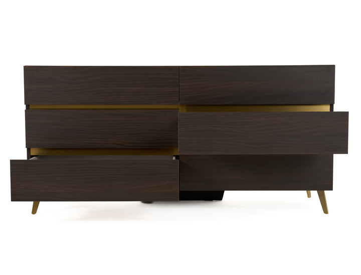 Velondra - Modern Eucalypto + Marble Dresser