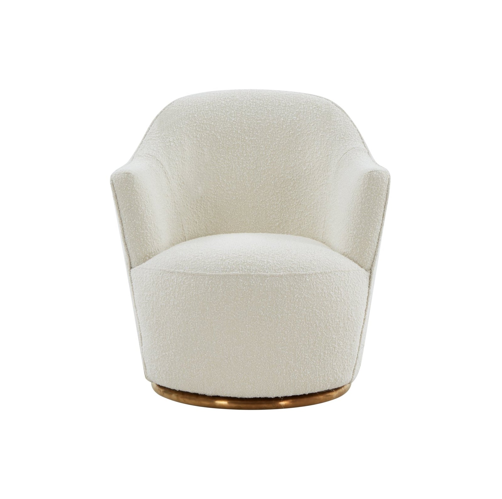 Vera - Modern Sherpa Swivel Accent Chair