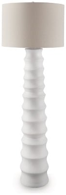 Veraleigh Floor Lamp - White Floor Lamp modern furniture Contempo Furniture