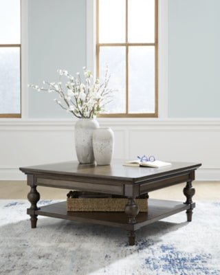 Veramond Coffee Table - Dark Brown Cocktail Table modern furniture Contempo Furniture