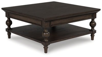 Veramond Coffee Table - Dark Brown Cocktail Table modern furniture Contempo Furniture