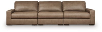 Veronella 3 - Piece Sectional Sofa - Dark Brown Stationary Sectional modern furniture Contempo Furniture