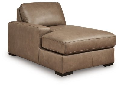 Veronella Left - Arm Facing Corner Chaise - Dark Brown Chaise modern furniture Contempo Furniture