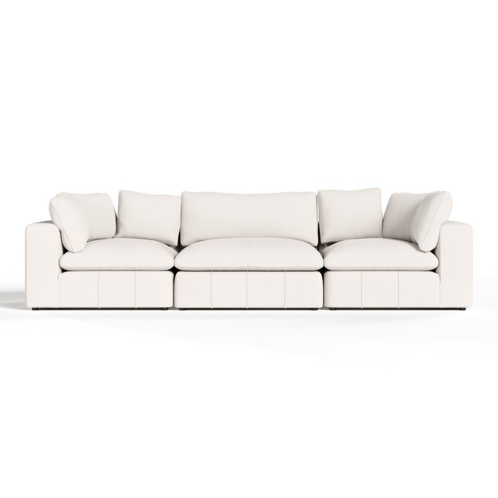 Vicki - Modern Off-White Fabric Modular Sectional - View 11