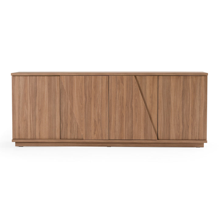 Victoria - Italian Modern Walnut Caracalla Buffet