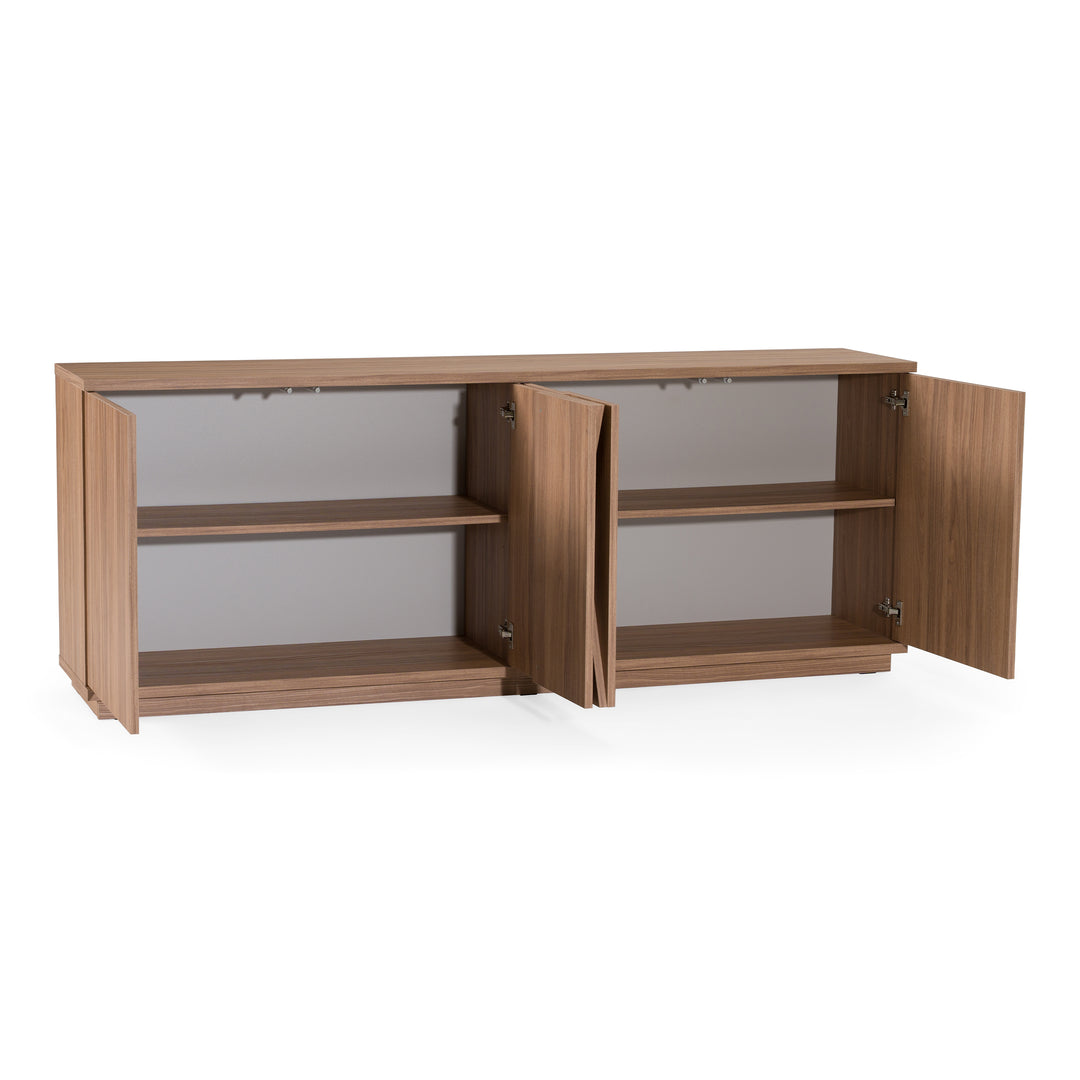 Victoria - Italian Modern Walnut Caracalla Buffet