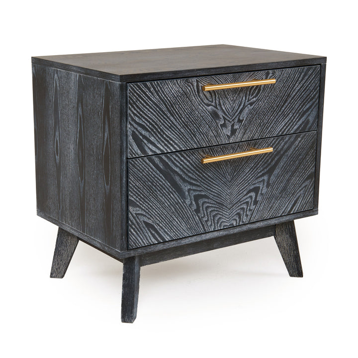Diana  Modern Grey Ash Nightstand