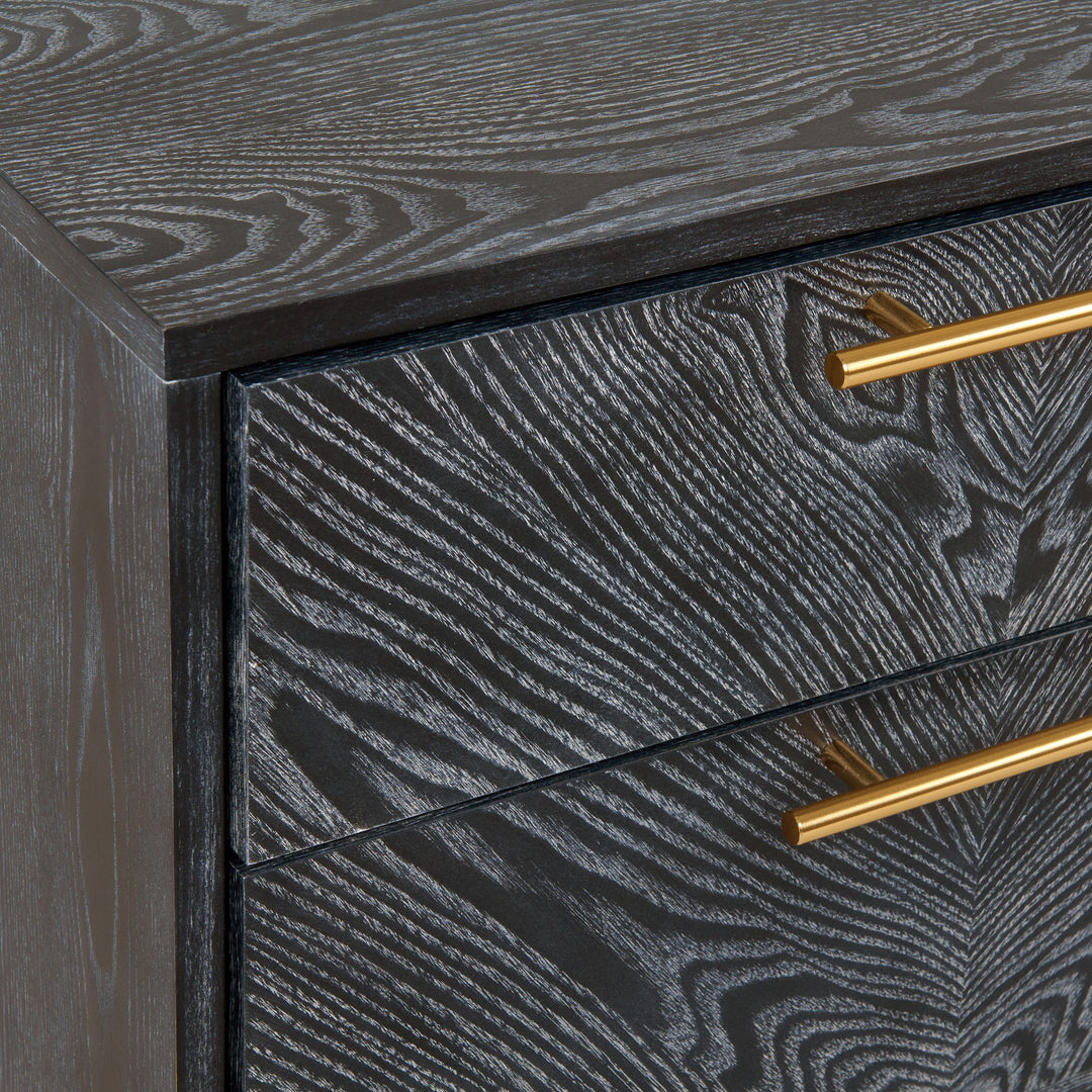 Diana - Modern Grey Ash Nightstand