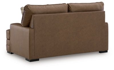 VillaCourt Loveseat - Light Brown Stationary Loveseat modern furniture Contempo Furniture