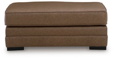 VillaCourt Ottoman - Light Brown Upholstered Ottoman modern furniture Contempo Furniture