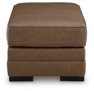 VillaCourt Ottoman - Light Brown Upholstered Ottoman modern furniture Contempo Furniture