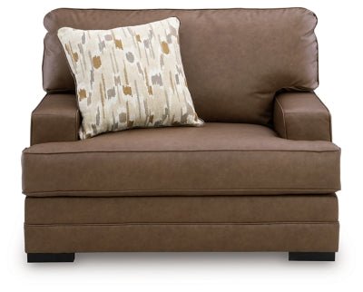VillaCourt Oversized Chair - Light Brown Arm Chair modern furniture Contempo Furniture