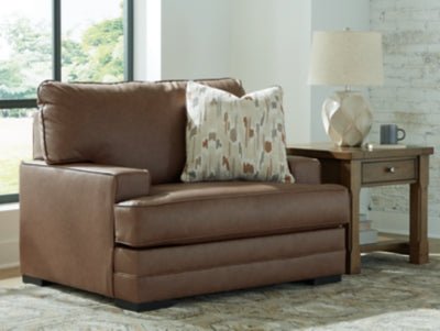 VillaCourt Oversized Chair - Light Brown Arm Chair modern furniture Contempo Furniture