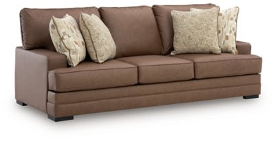 VillaCourt Sofa - Light Brown Stationary Sofa modern furniture Contempo Furniture