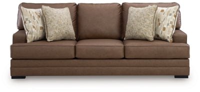 VillaCourt Sofa - Light Brown Stationary Sofa modern furniture Contempo Furniture