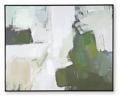 Vinick Wall Art - Green Canvas Art modern furniture Contempo Furniture