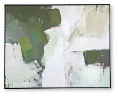 Vinick Wall Art - Green Canvas Art modern furniture Contempo Furniture