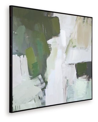 Vinick Wall Art - Green Canvas Art modern furniture Contempo Furniture