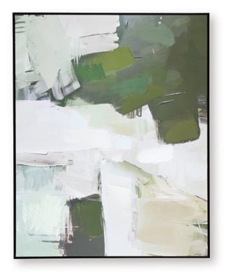 Vinick Wall Art - Green Canvas Art modern furniture Contempo Furniture