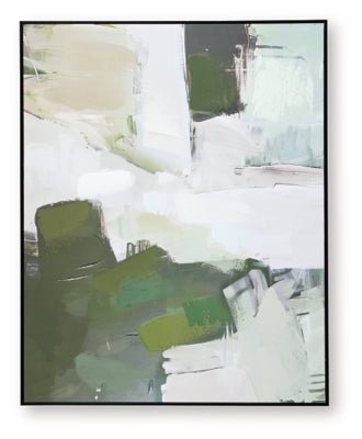 Vinick Wall Art - Green Canvas Art modern furniture Contempo Furniture