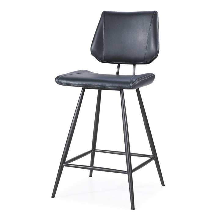 Vinson Modern Swivel Counter Stool in Cobalt (Set of 2) Counter Stool modern furniture Contempo Furniture