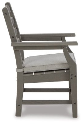 Visola Arm Chair with Cushion (Set of 2) - Gray Chair Set modern furniture Contempo Furniture
