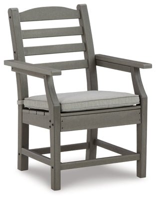 Visola Arm Chair with Cushion (Set of 2) - Gray Chair Set modern furniture Contempo Furniture