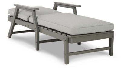 Visola Chaise Lounge with Cushion - Gray Lounge Chair modern furniture Contempo Furniture