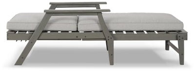 Visola Chaise Lounge with Cushion - Gray Lounge Chair modern furniture Contempo Furniture