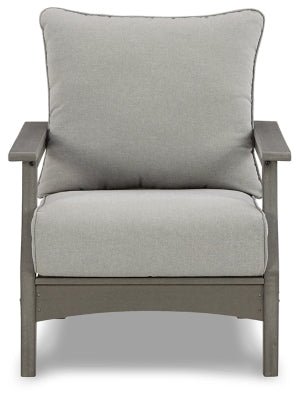 Visola Lounge Chair with Cushion (Set of 2) - Gray Chair Set modern furniture Contempo Furniture