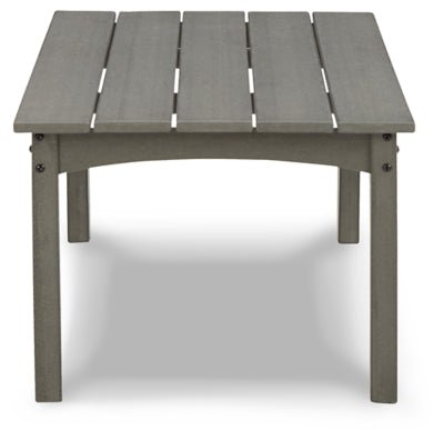 Visola Outdoor Coffee Table - Gray Coffee Table modern furniture Contempo Furniture