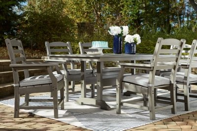 Visola Outdoor Dining Table - Gray Dining Table modern furniture Contempo Furniture