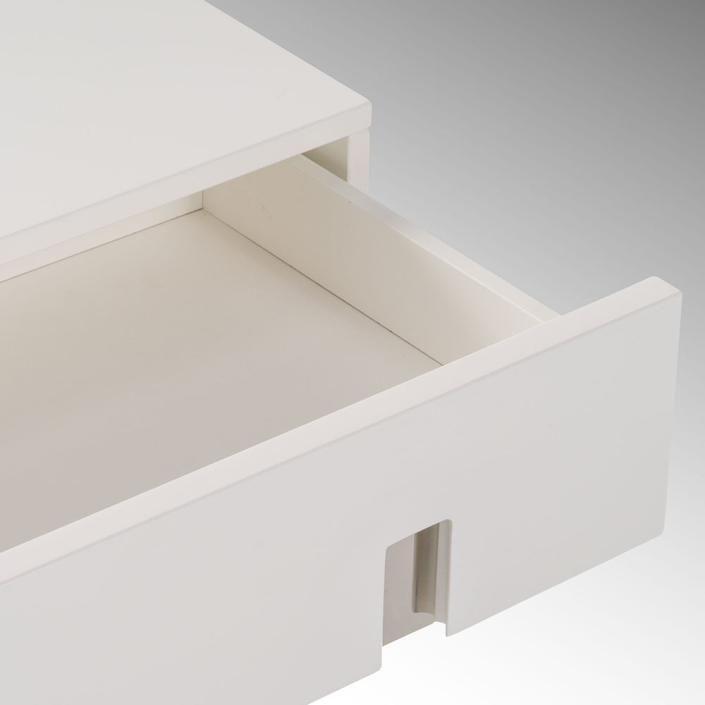 Voco Modern White Bedroom Nightstand - View 2