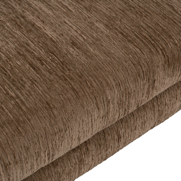 Voight - Contemporary Brown Fabric Sofa