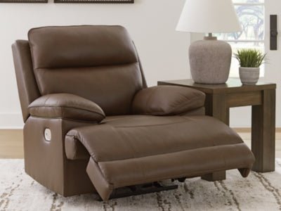 VonRyan Power Recliner - Dark Brown Reclining Chair modern furniture Contempo Furniture