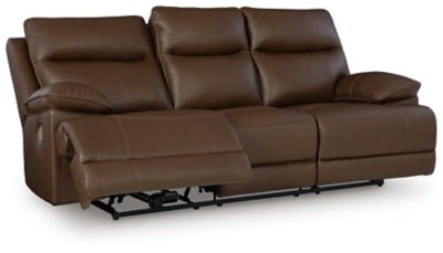 VonRyan Power Reclining Sofa - Dark Brown Reclining Sofa modern furniture Contempo Furniture