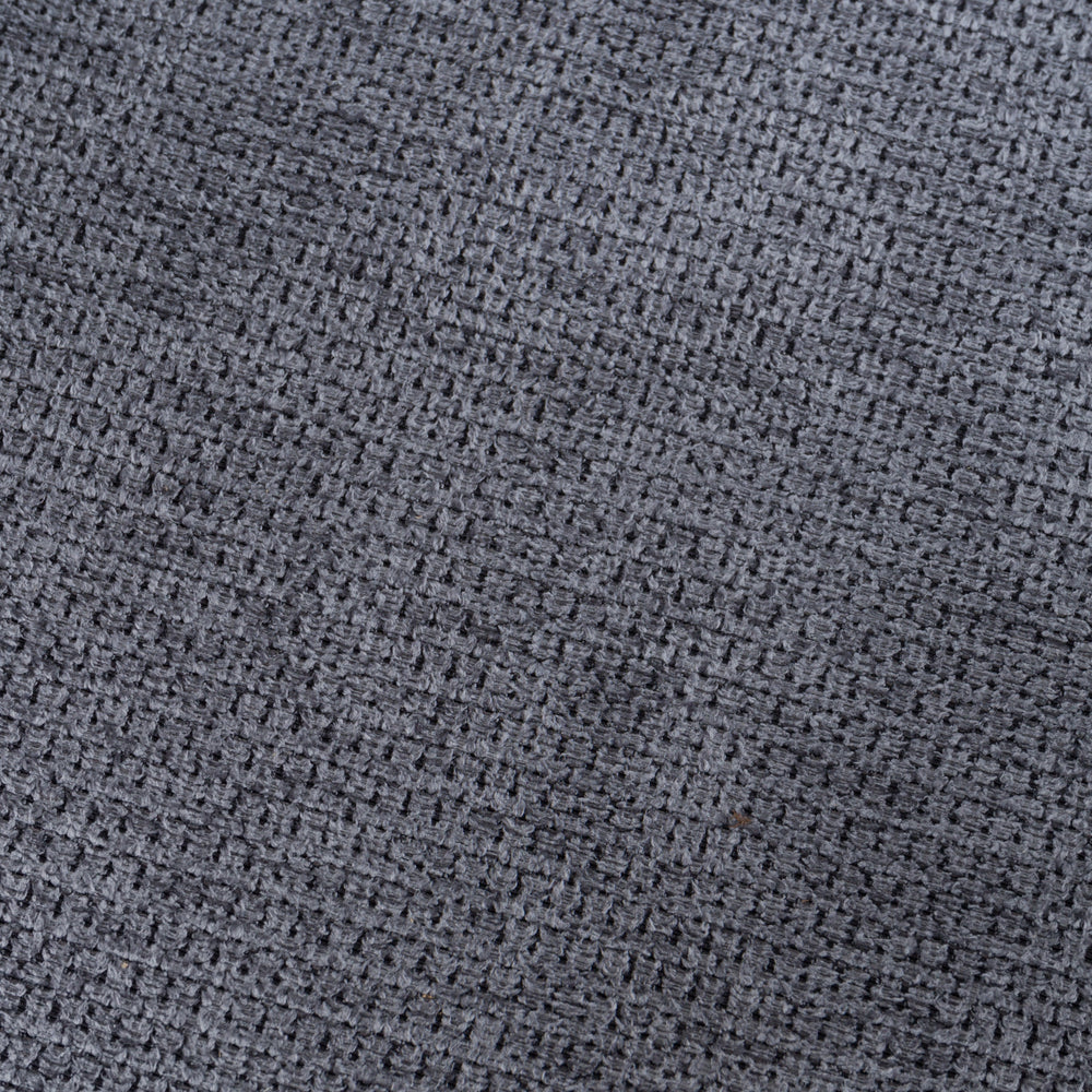 Vougler - Modern Grey Fabric + Walnut Counter Chair (Set of 2) - View 12