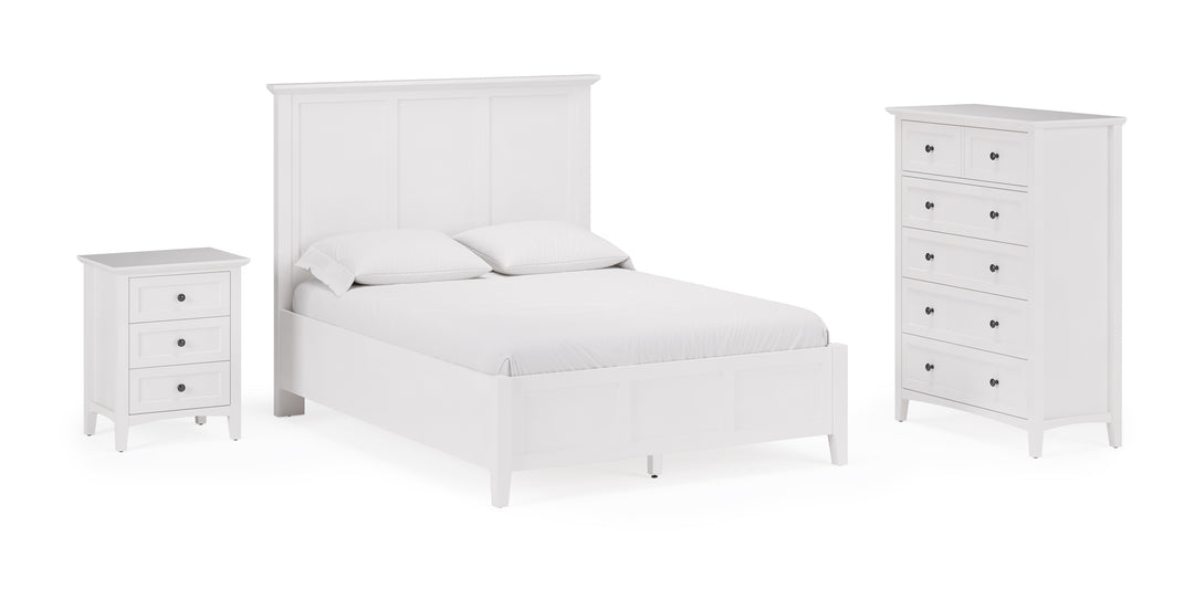 Modus Furniture Pnra84A Grace Five Drawer Chest In Snowfall White 2024