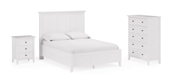 Modus Furniture Pnra84A Grace Five Drawer Chest In Snowfall White 2024