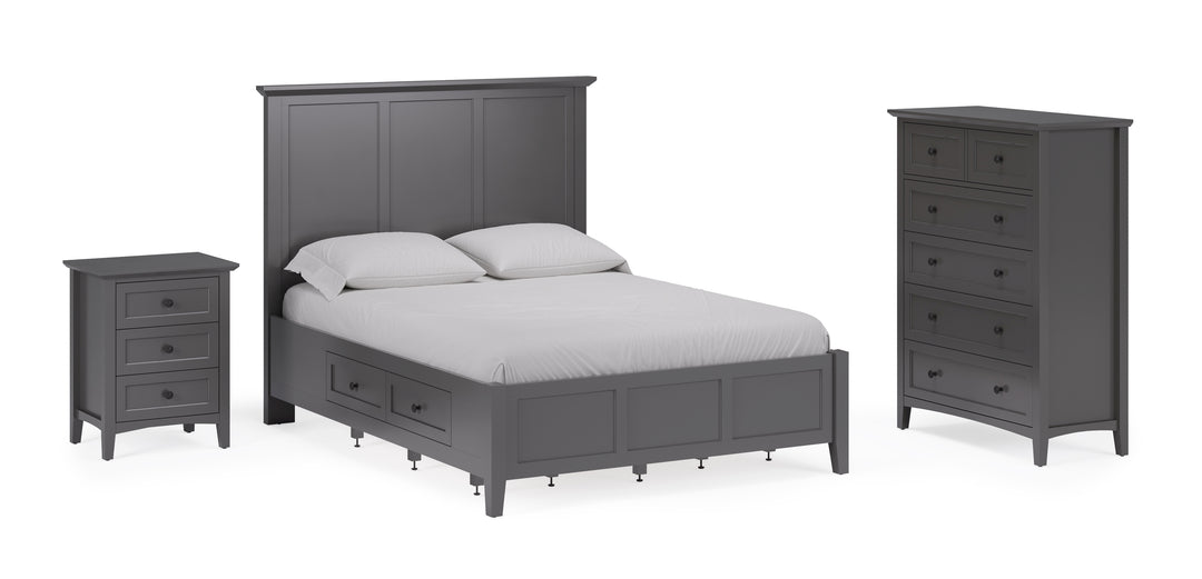 Modus Furniture Pnrb84A Grace Five Drawer Chest In Raven Black 2024