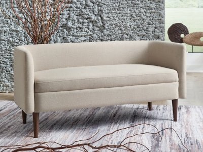Wainner Accent Bench - Beige Accent Bench modern furniture Contempo Furniture