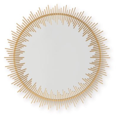Wainport Accent Mirror - Gold Accent Mirror modern furniture Contempo Furniture