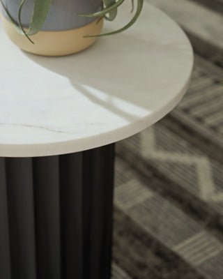 Wainstone Accent Table - Black Accent Table modern furniture Contempo Furniture