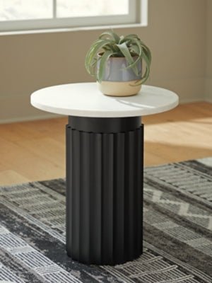 Wainstone Accent Table - Black Accent Table modern furniture Contempo Furniture